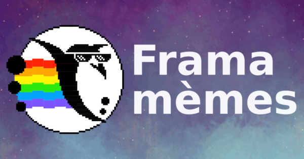 Logo de Framamèmes.

Le pinchot de Framasoft (Un pingouin ou un manchot, personne ne sait) portant des lunettes de soleil et ayant une traînée arc-en-ciel dans son dos !