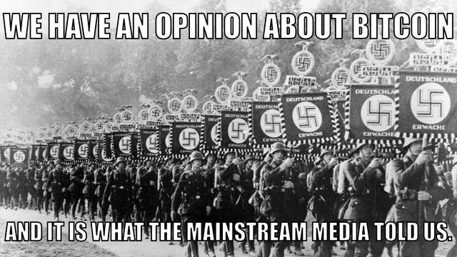 a bunch of nazis with their flags