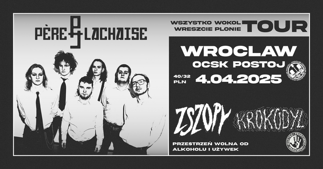 Grafika promująca wydarzenie 04.04 w OCSK Postój.