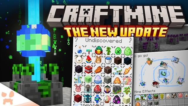 THE BRAND NEW BIG MINECRAFT CRAFTMINE UPDATE IS HERE!