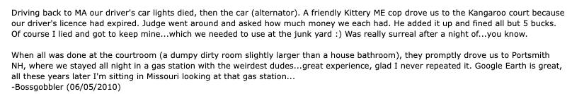 screenshots of memories from Internet Archive & elsewhere