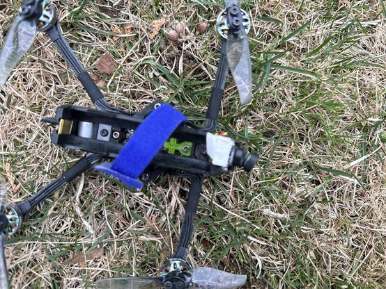 Rekon 3” nano-long-range drone with a busted camera