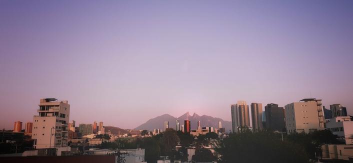 Urban landscape Monterrey Mexico
