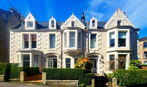 A Scottish Baronial style double villa.