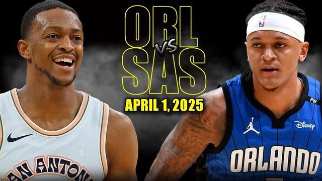 San Antonio Spurs vs Orlando Magic Full Game Highlights - April 1, 2025 | NBA Regular Season