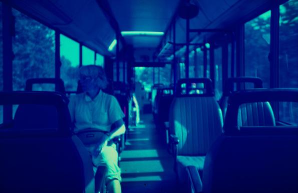 On a sunny August day, traveling through the island of Texel (Nederland), it was only me and a quiet woman on our own. Shot on analogue 35mm film with an Lc-a camera, then cross processed and turned into slides; the colours literally exploded and everything turned indigo blue.