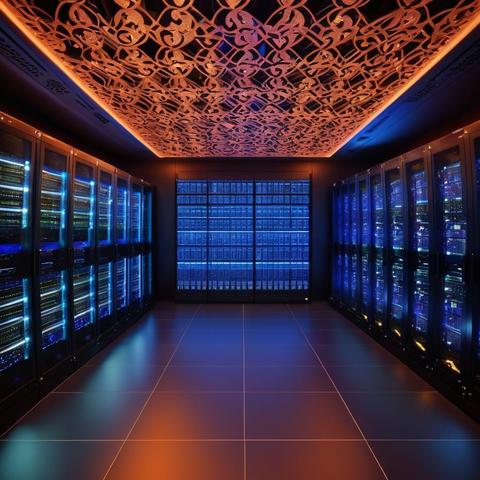 Bild eines Serverraumes.