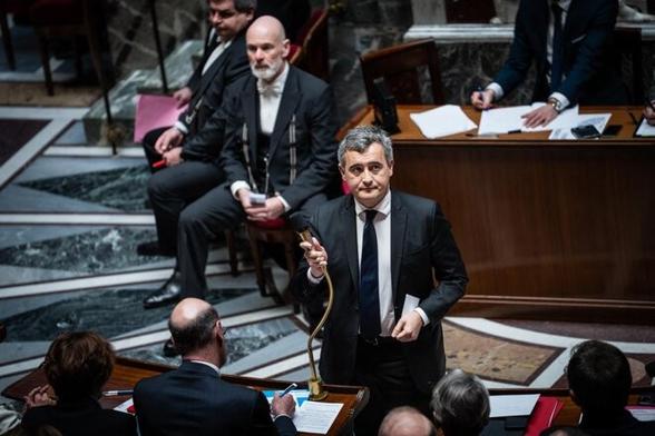 Gérald+Darmanin+à+l’Assemblée+nationale+le+1er+avril+2025.+©+Photo+Xose+Bouzas+/+Hans+Lucas+via+AFP