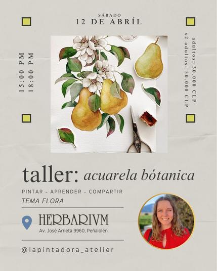 Taller Acuarela Botánica