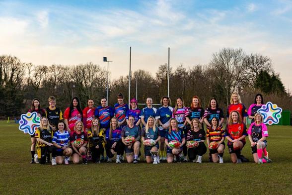 Bryncoch RFC’s women’s touch rugby team