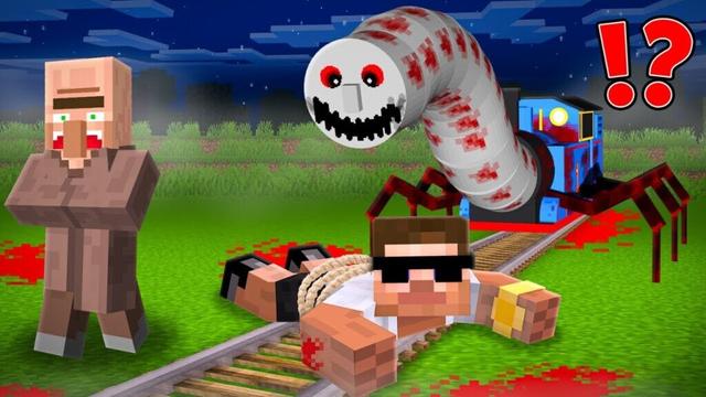 Can I Survive Scary Thomas Train in Minecraft..