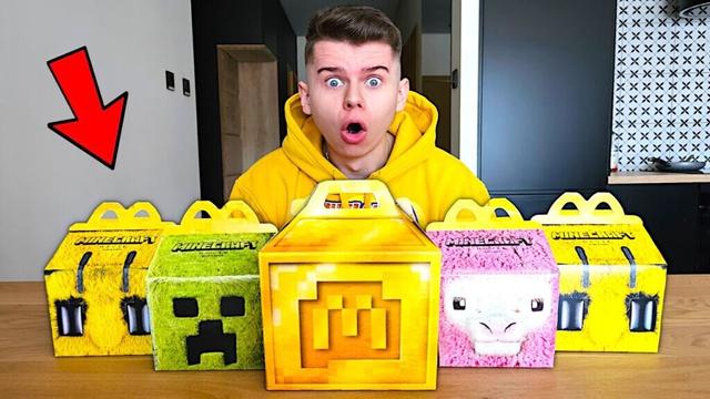 ZAMÓWIŁEM NOWE HAPPYMEALE MINECRAFT!