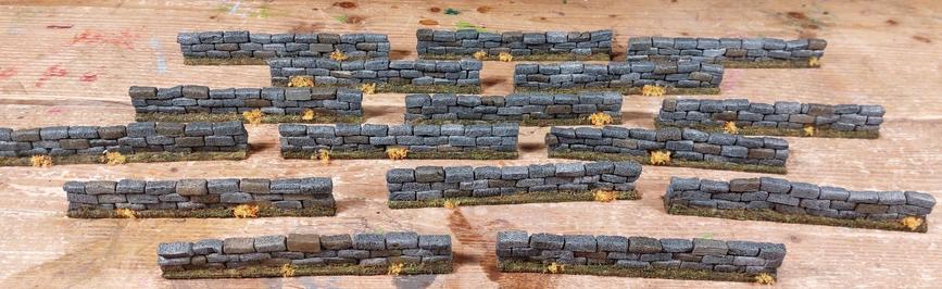 16 low walls. They look quite good