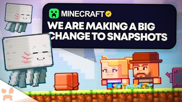 MINECRAFT IS CHANGING HOW THE GHAST SNAPSHOTS + NEW UPDATES ARE DONE…