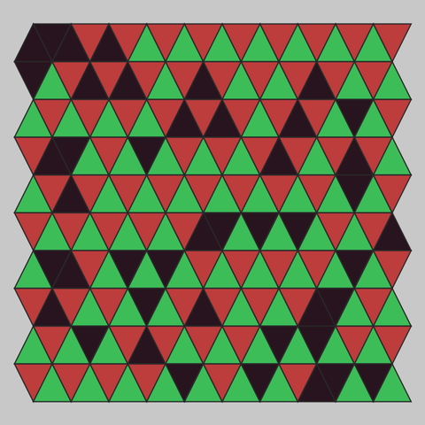 triangle grid and walls