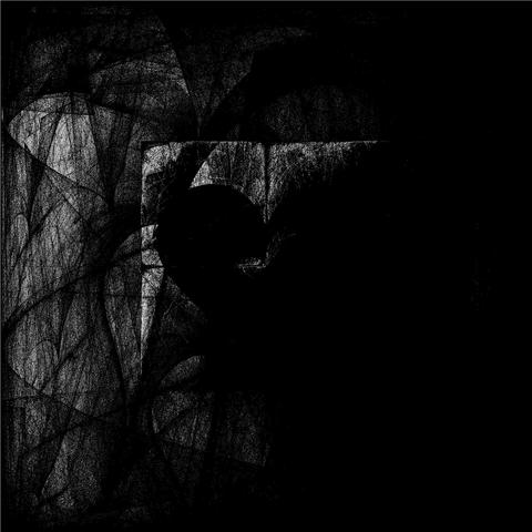 shadowed black heart faintly illuminated from behind (seed 3674)
