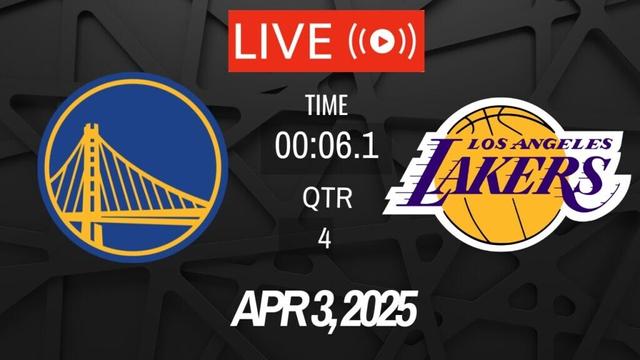 NBA LIVE! Golden State Warriors vs Los Angeles Lakers  I April 3, 2025 Warriors vs Lakers 2K Live