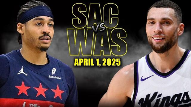 Sacramento Kings vs Washington Wizards Full Game Highlights - April 2, 2025 | NBA Regular Season