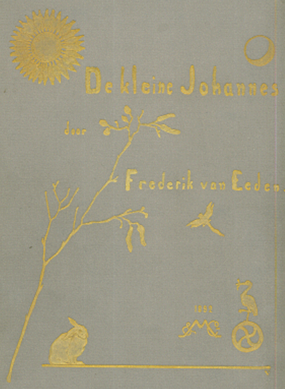Band van "De kleine Johannes" van Frederik van Eeden. Den Haag, Mouton, 1892.