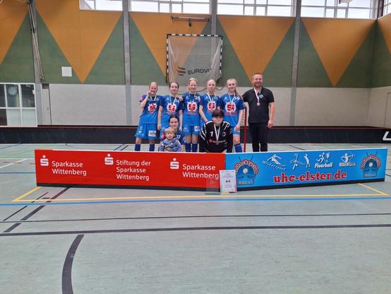 teamfoto Floorball Mannschaft U15 weiblich