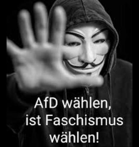 AfD wählen, ist Faschismus wählen!🖖