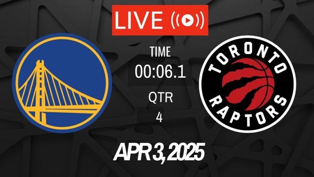 NBA LIVE! Golden State Warriors vs Toronto Raptors I April 3, 2025 Warriors vs Raptors 2K Live