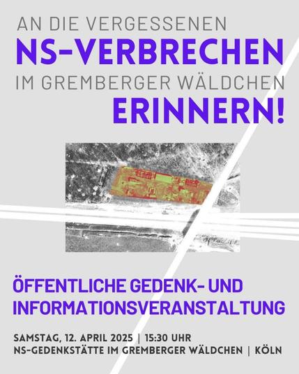 An die vergessenen NS-Verbrechen im Gemberger Wäldchen erinnern!

Öffentliche Gedank- und Informationsveranstaltung

Samstag 12.04.25 | 15:30