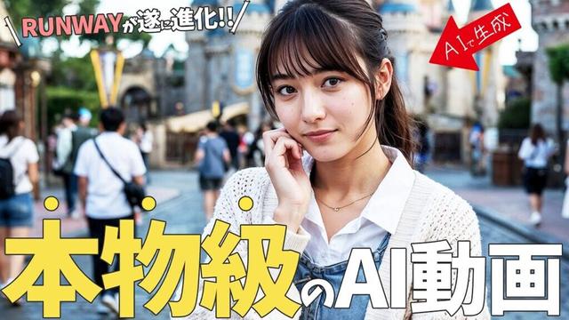 Runwayが『Gen-4』に待望のアップデート!!『実写系』『アニメ系』など、スタイル別に精度を検証してみた。