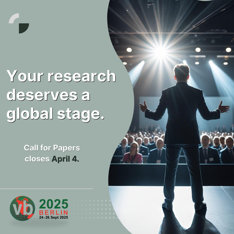 Your research deserves a global stage. Call for Papers closes April 4. VB2025 Berlin. 24-26 Sept 2025.