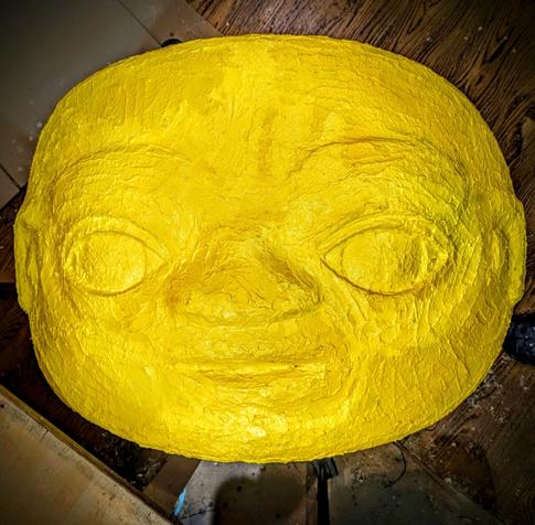 Latex rubber mold about 3 feet across