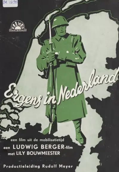 Poster van 'Ergens in Nederland' 1940