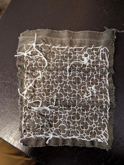 The back of the pocket