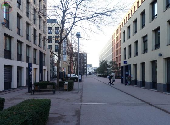 Neubaustadtteil mit Promenade