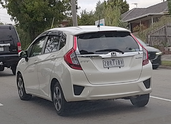 Honda Fit, an import in Australia, spotted.