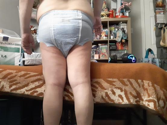 Friar in Goodnites from behind
