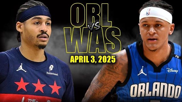Orlando Magic vs Washington Wizards Full Game Highlights - April 3, 2025 | NBA Regular Season