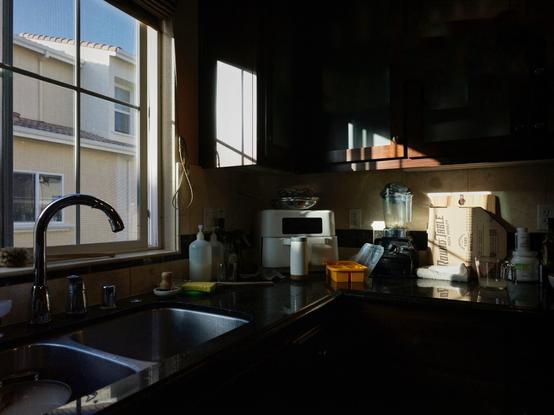 Kitchen in afternoon