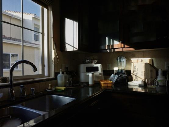Kitchen in afternoon