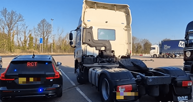 Operation Tramline vehicles