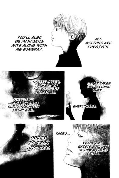 Yet another manga where order is justice.