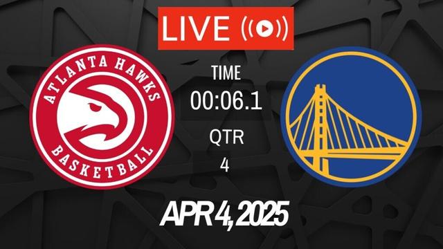 NBA LIVE! Golden State Warriors vs Atlanta Hawks I April 4, 2025 Warriors vs Hawks 2K Live