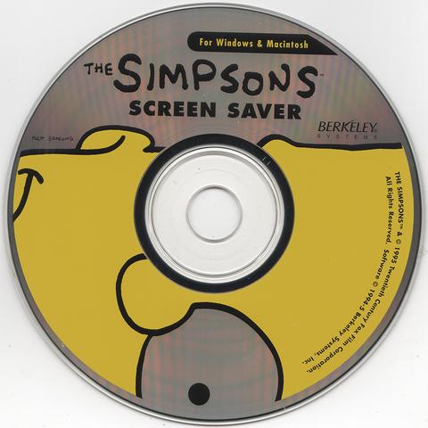 After Dark 3.05 - The Simpsons Screen Saver, CD-ROM