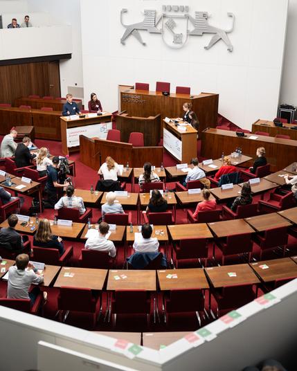 Landesfinale von Jugend debattiert in Bremen.