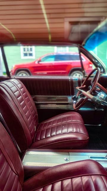Interior photo of a 1962 Oldsmobile Starfire.