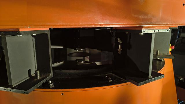 The mirror of a telescope.