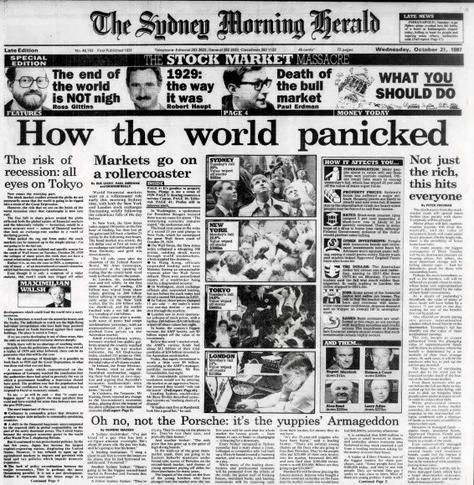 The Sydney Morning Herald on 15 April 1987.