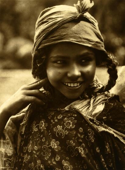 Tunisian girl, circa 1908