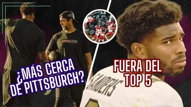🏈⚠️ | Noticias. Aaron Rodgers y DK Metcalf entrenan juntos. ¿Sheduer Sanders afuera del top 5?