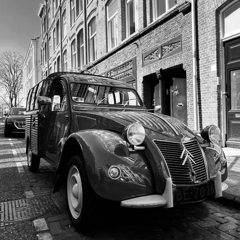 Classic “Deux Chevaux”.