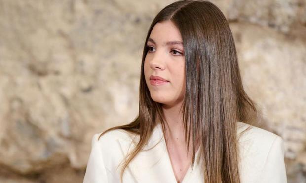 La infanta Sofía, en su primer acto en solitario. (Getty Images)
